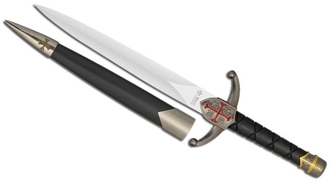 Dague Les Templiers IMPERIAL 37cm lame acier