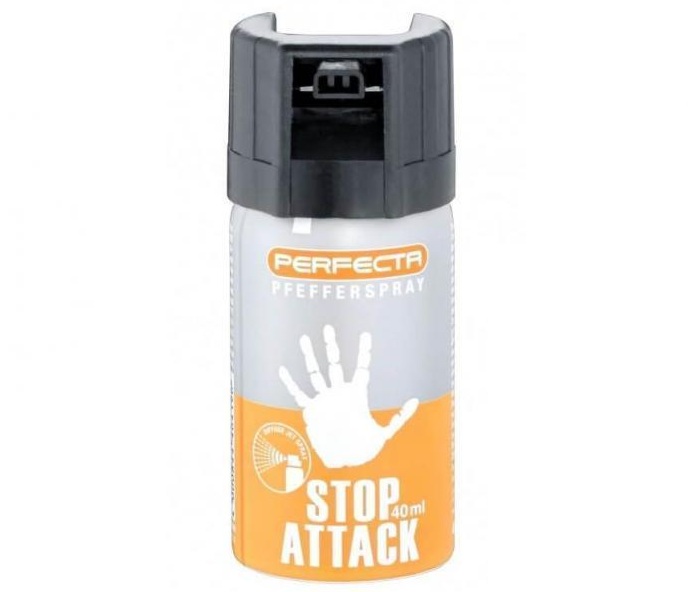 Bombe lacrymogène GAZ poivre 40ml distance 6m