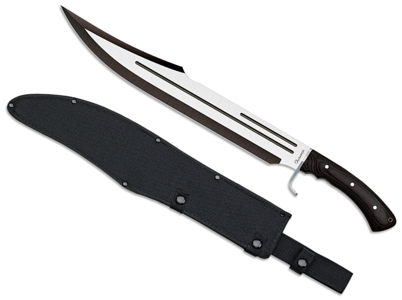 Poignard machette 59,5cm full tang tactique