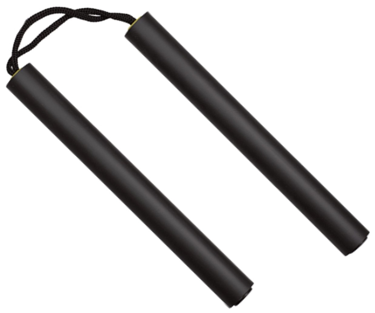 Nunchaku noir en mousse résistante - Idéal entraînement