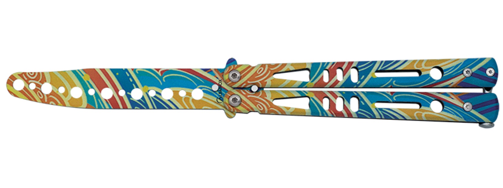Couteau papillon balisong 21cm trick