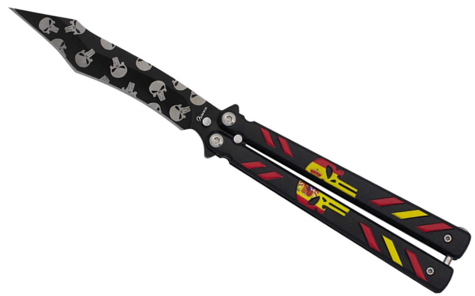 Couteau papillon balisong The Punisher 23,2cm ALBAINOX