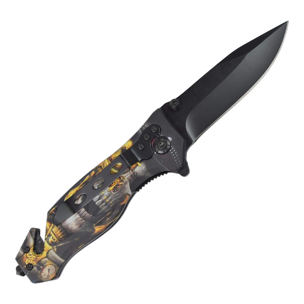 Couteau pliant Squelette coupe-sangle SCH