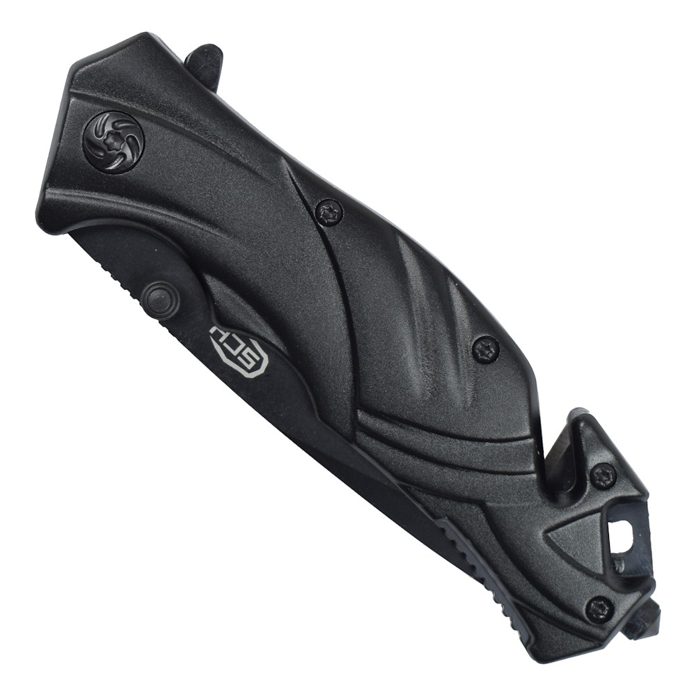 Couteau pliant tactique 21cm coupe sangle