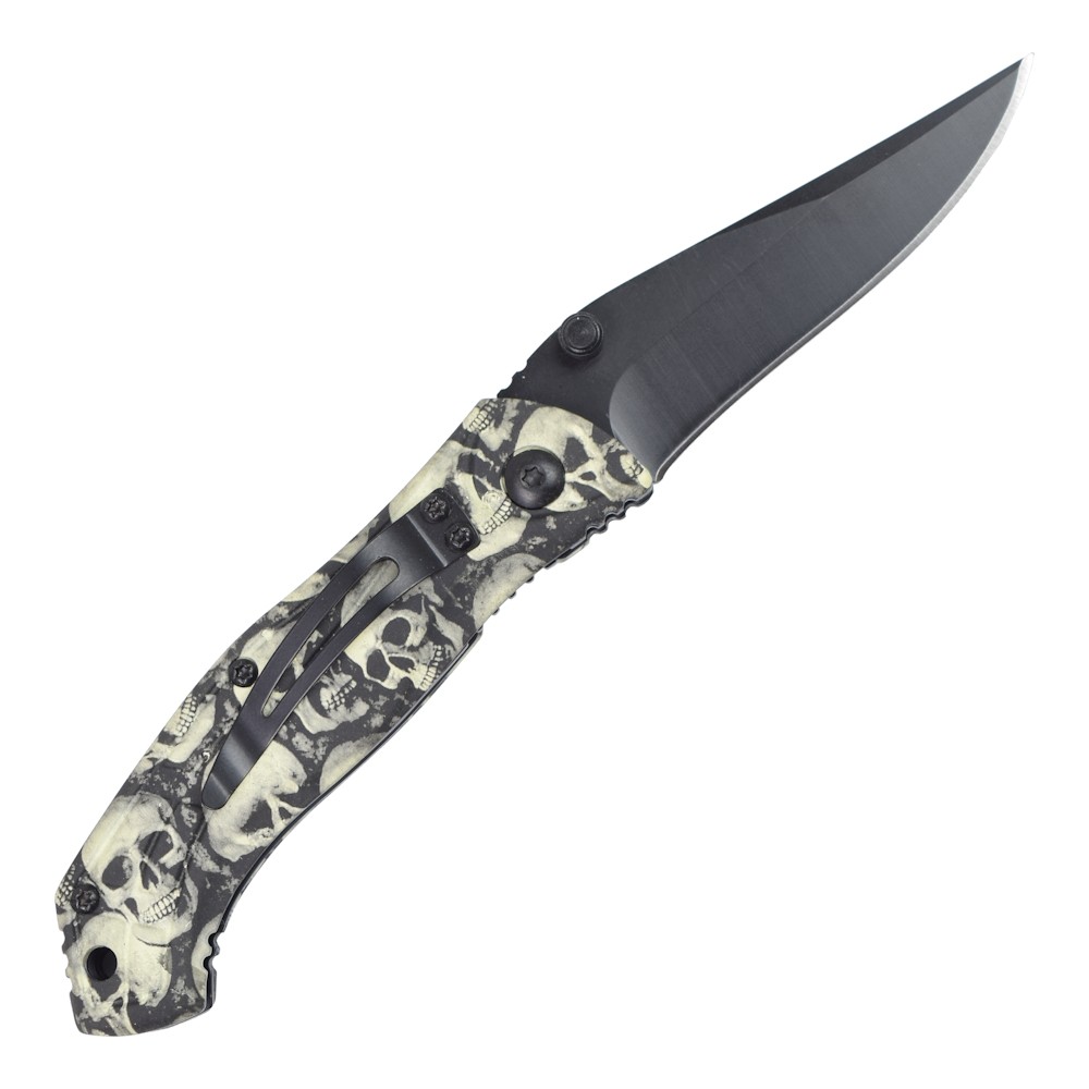 Couteau pliant Squelette design