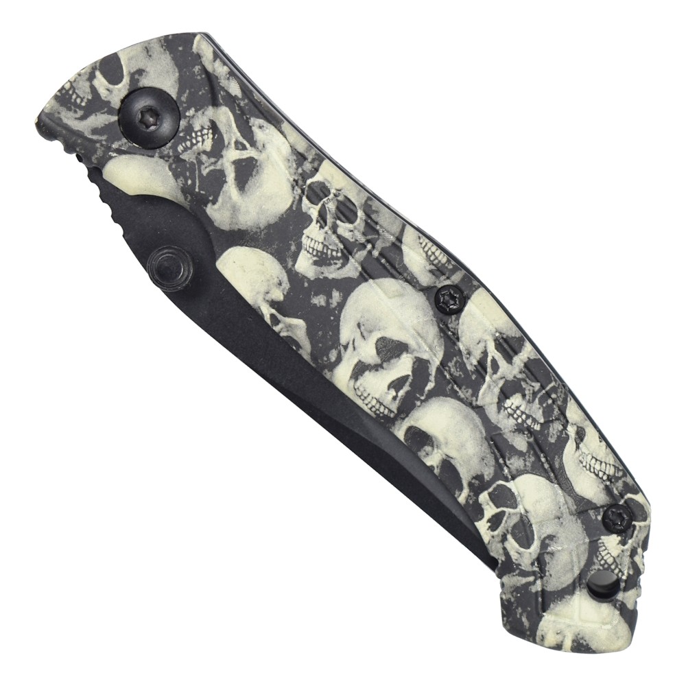 Couteau pliant Squelette design 17,8cm