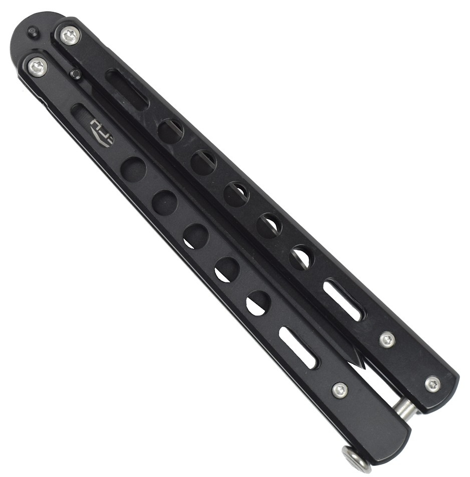 Couteau papillon balisong 23cm full black