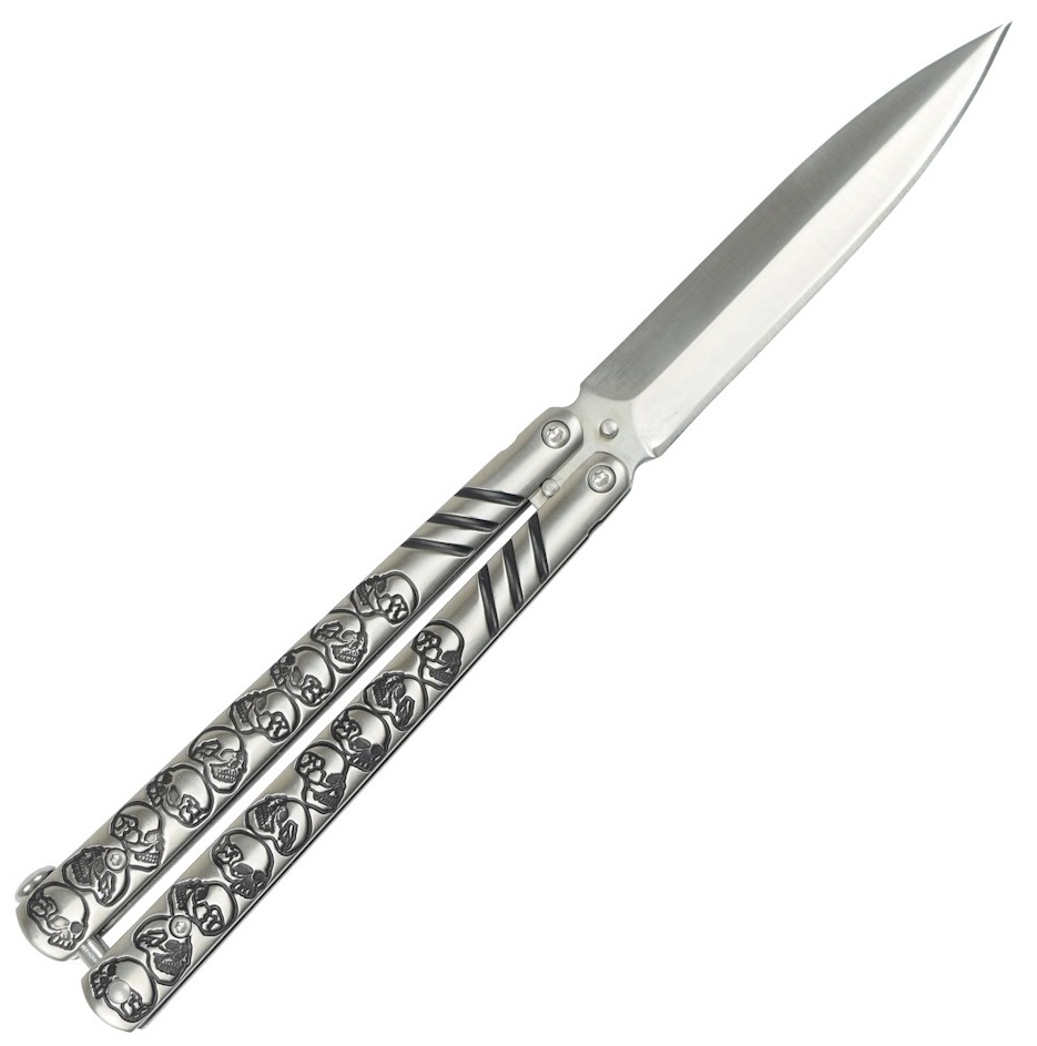 Couteau papillon balisong Squelette SCH
