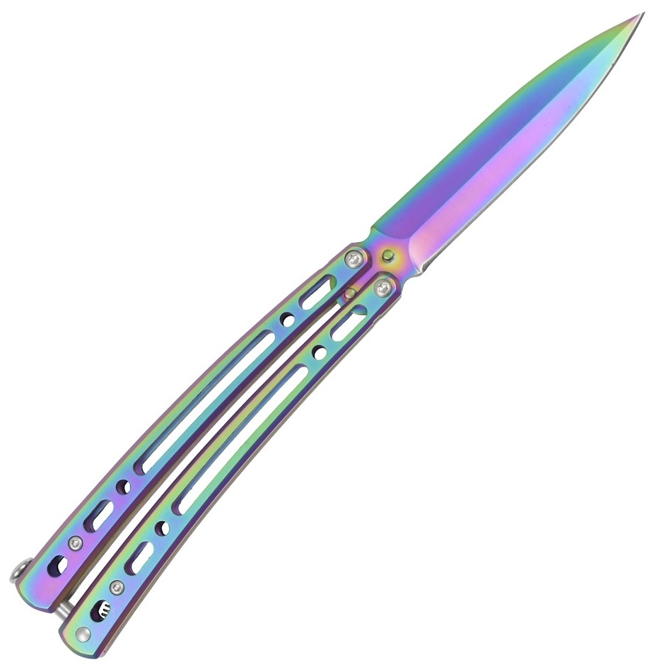 Couteau papillon balisong Rainbow SCH