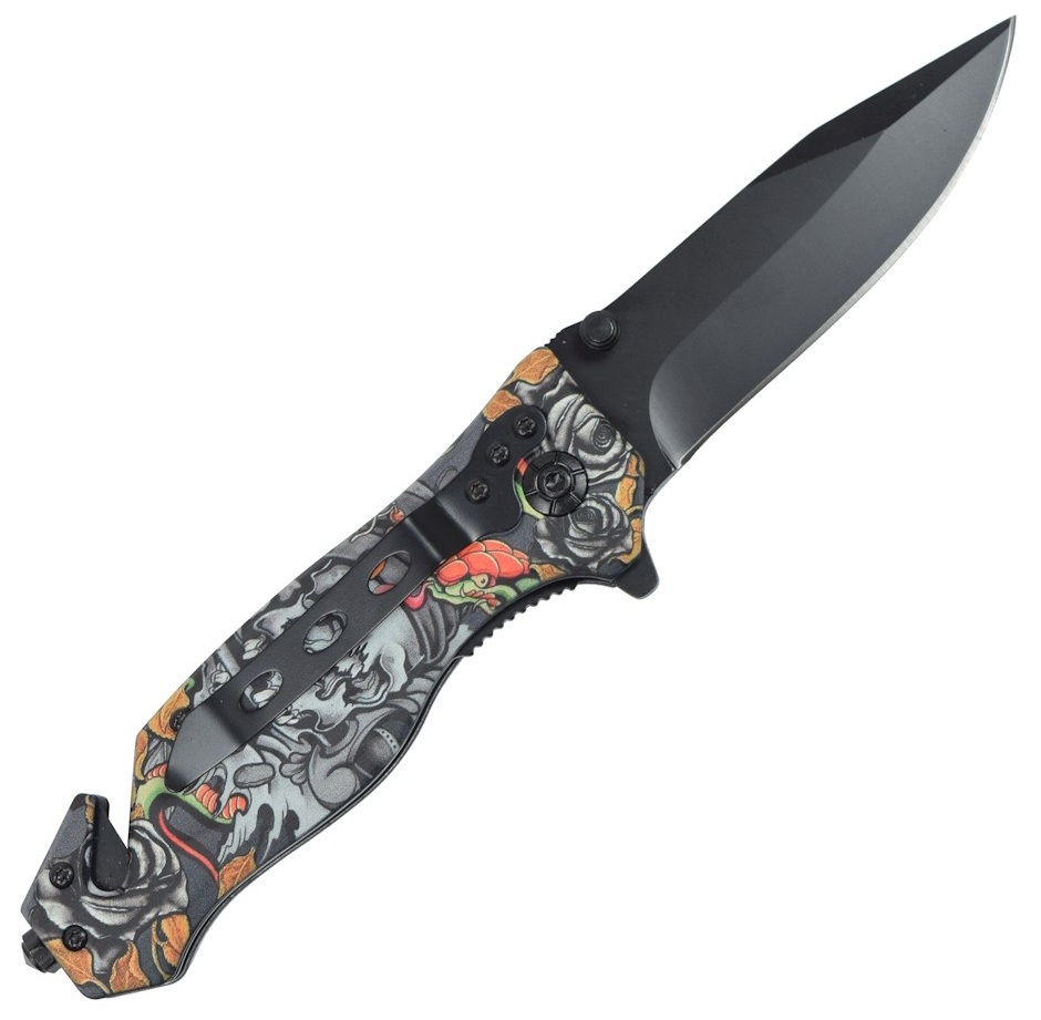 Couteau Squelette pliant 21cm SCH