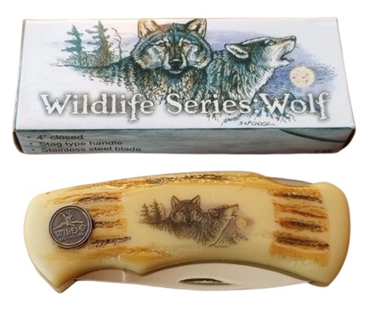 Couteau Loup collection pliant wolf
