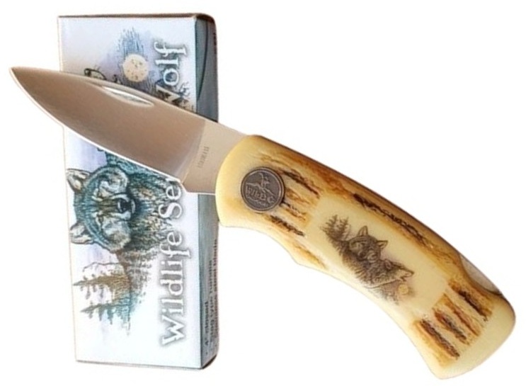 Couteau Loup collection pliant wolf 18cm