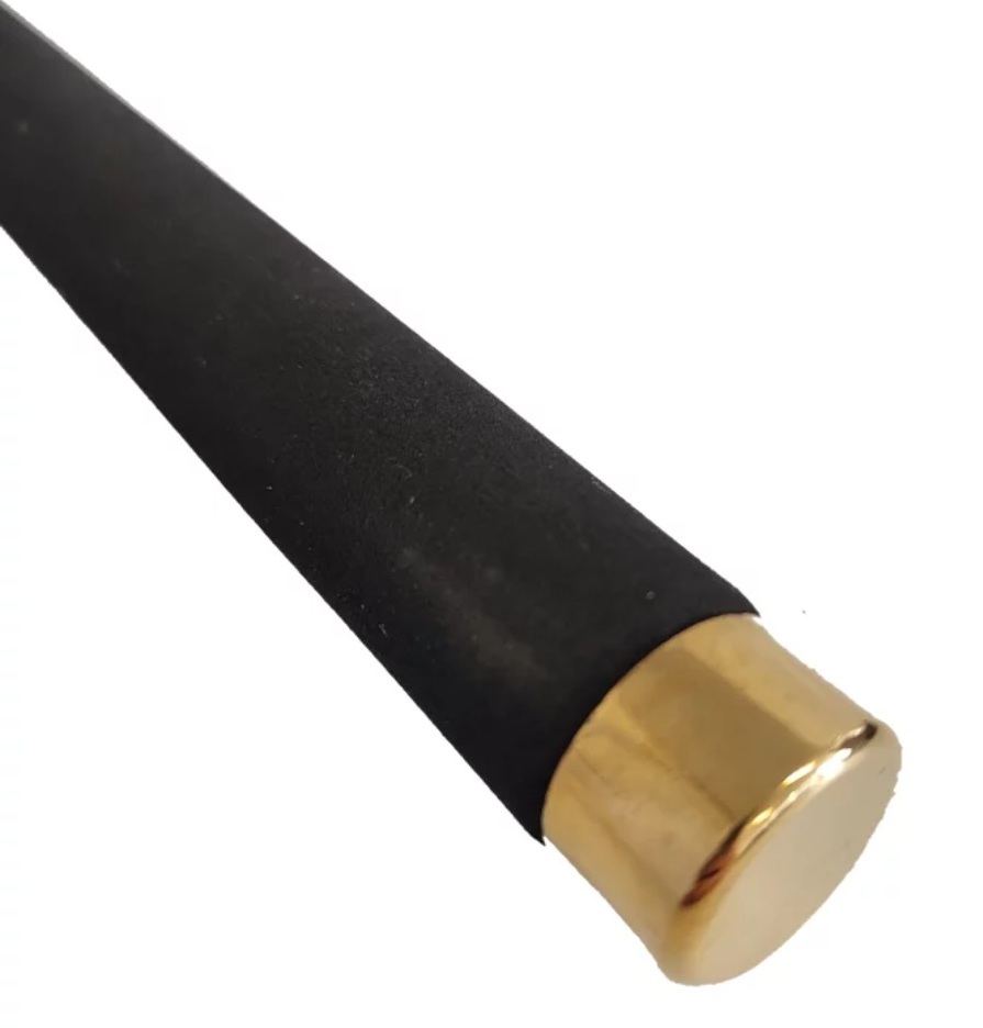Matraque télescopique acier doré 62,5cm résistante