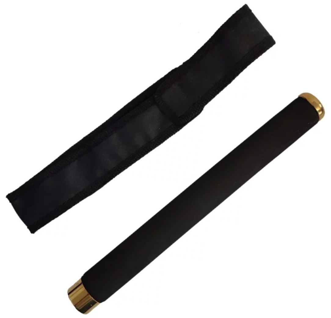 Matraque télescopique doré 62,5cm résistante