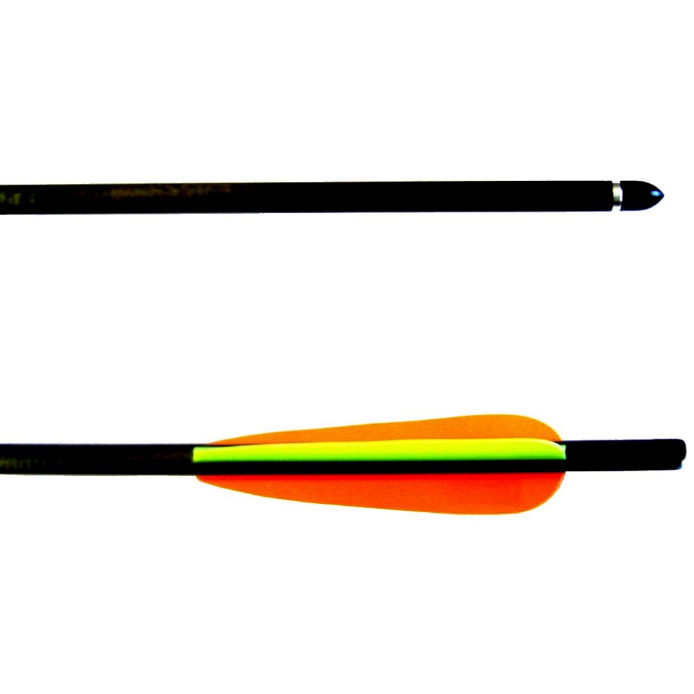 Lot 5 flèches traits arbalète 58,5cm carbone