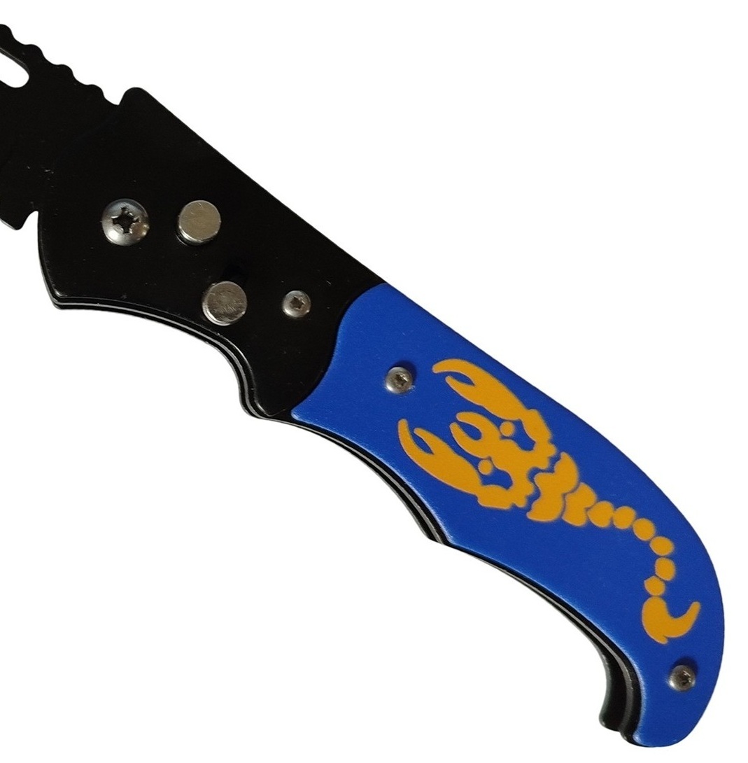 Couteau automatique Scorpion à cran darrêt