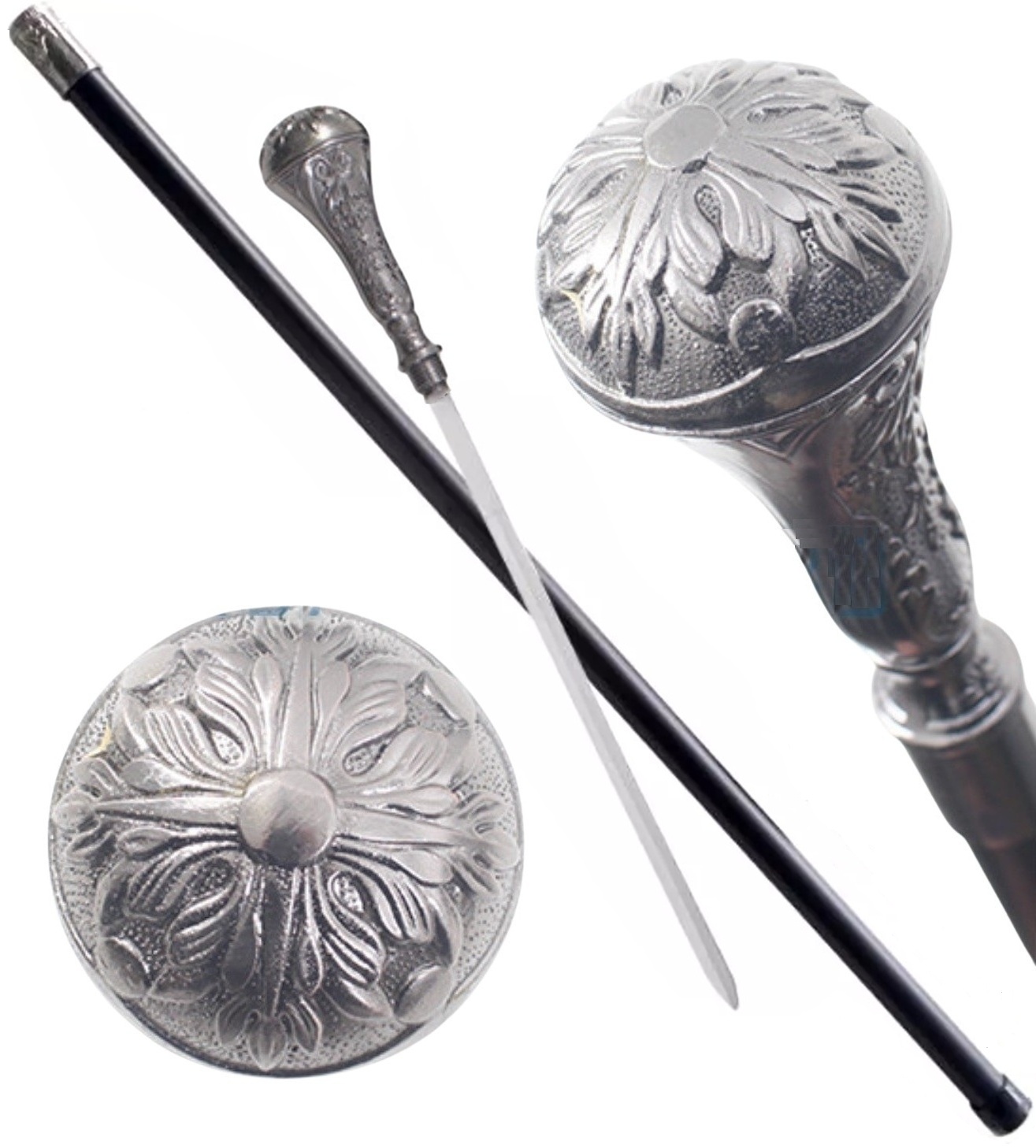 Canne épée Gentleman bâton de marche 93cm