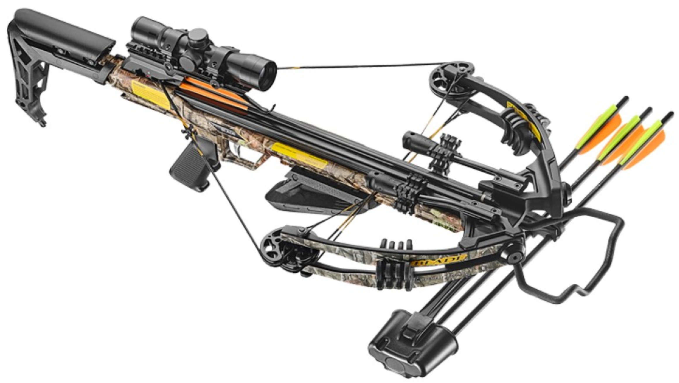 Arbalète à poulies 175 lbs EK ARCHERY camouflage performance