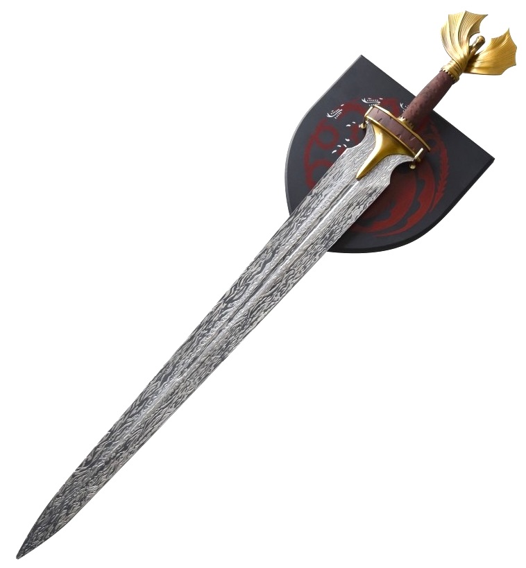 ÉPÉE ORNEMENTALE 103CM + PLAQUE BOIS DECO...