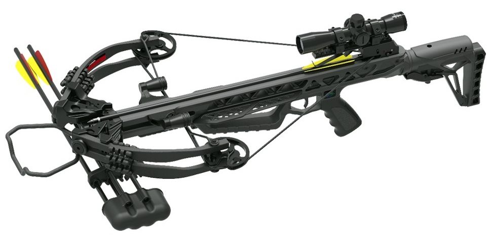 ARBALÈTE À COMPOSITES MAN KUNG HECTOR 185 LBS NOIRE