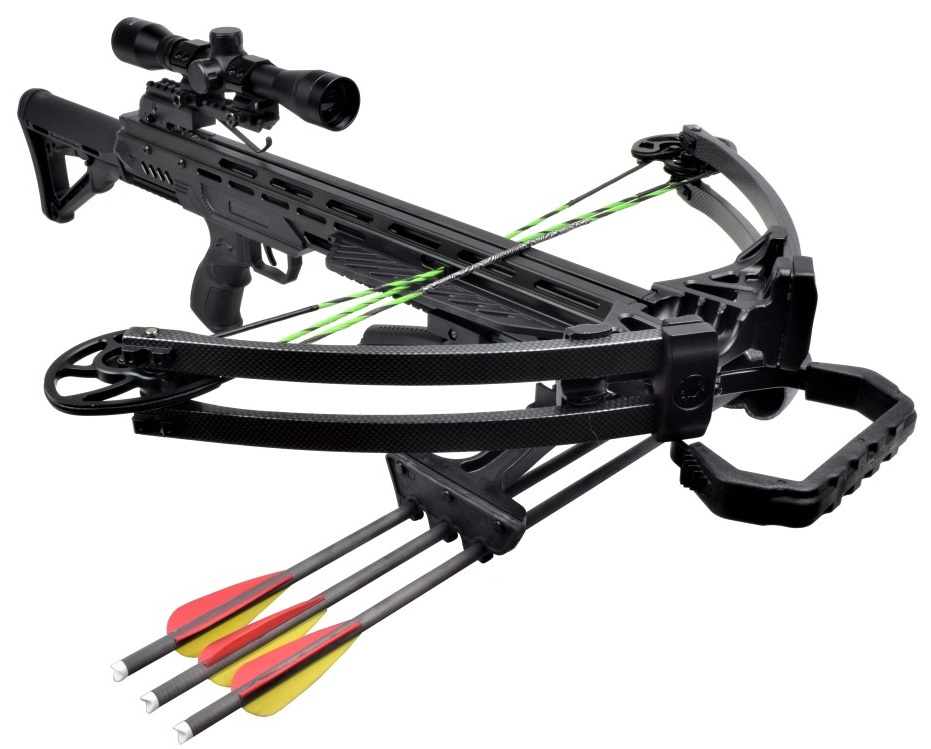ARBALÈTE À POULIES 130 LBS NOIRE PUISSANTE