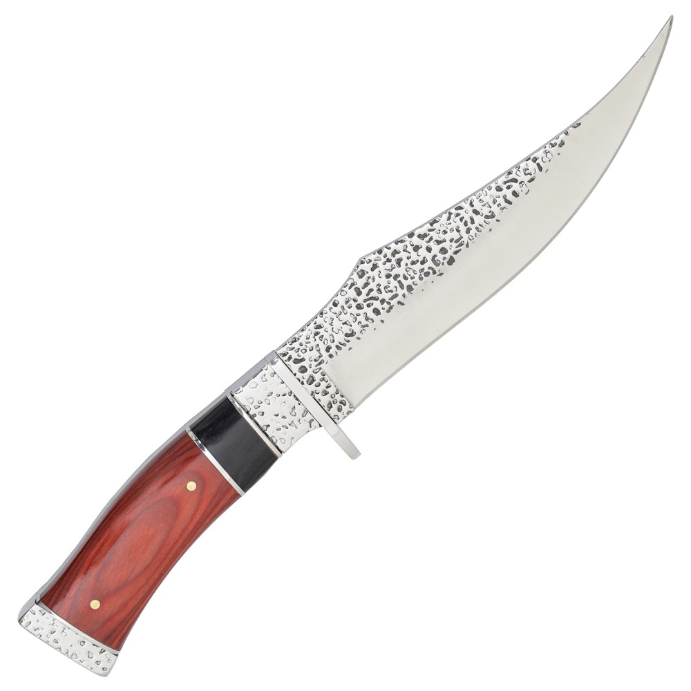 POIGNARD COUTEAU DE CHASSE 30CM MANCHE BOIS SCK + FOURREAU.