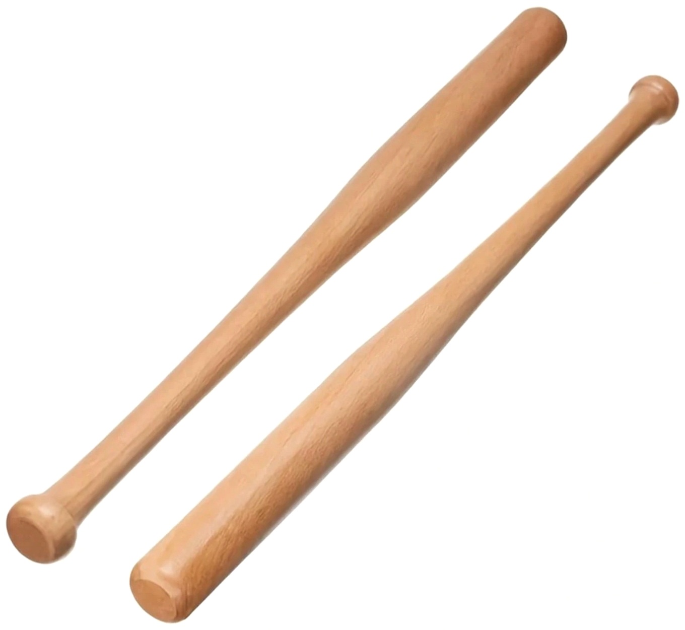 Lot 2 battes de baseball 46cm compactes en bois résistant