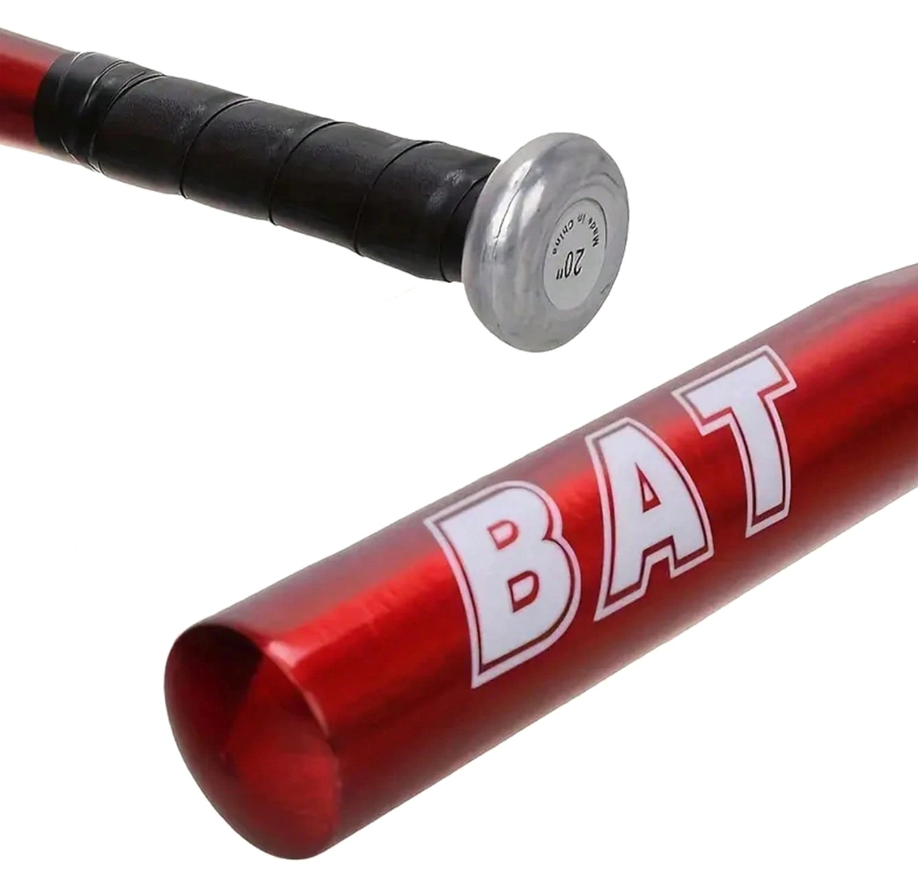 Batte de baseball 51cm en aluminium rouge résistant bâton..
