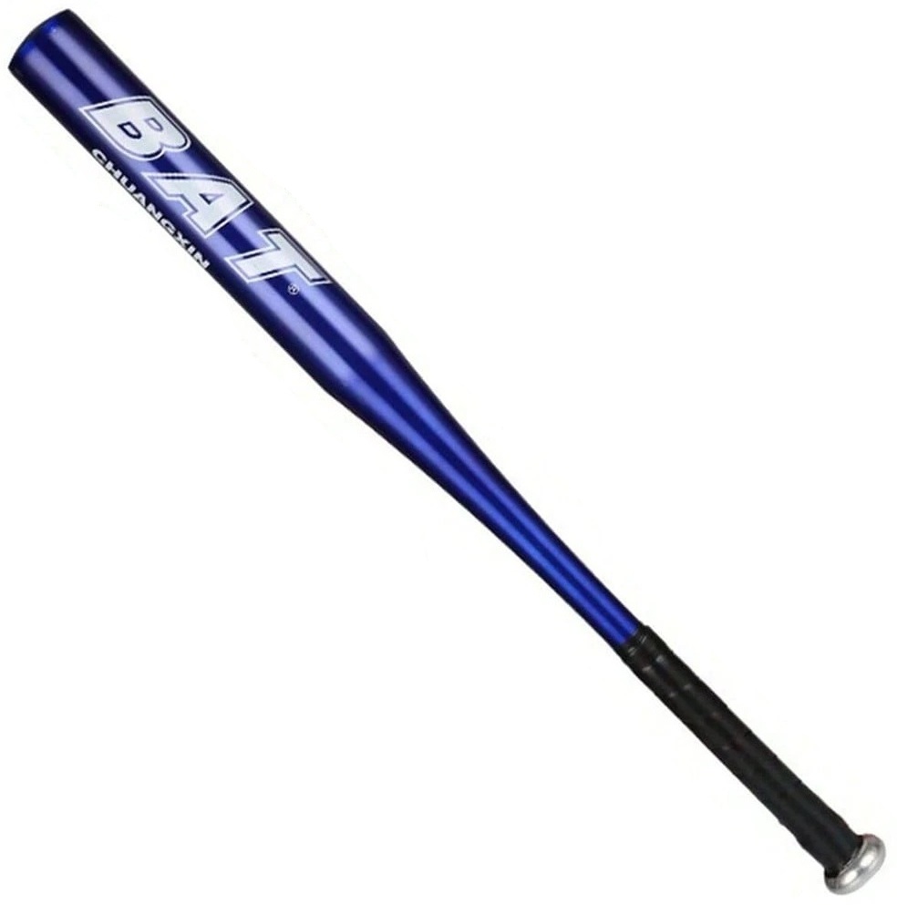 Batte de baseball 51cm en aluminium bleu résistant bâton