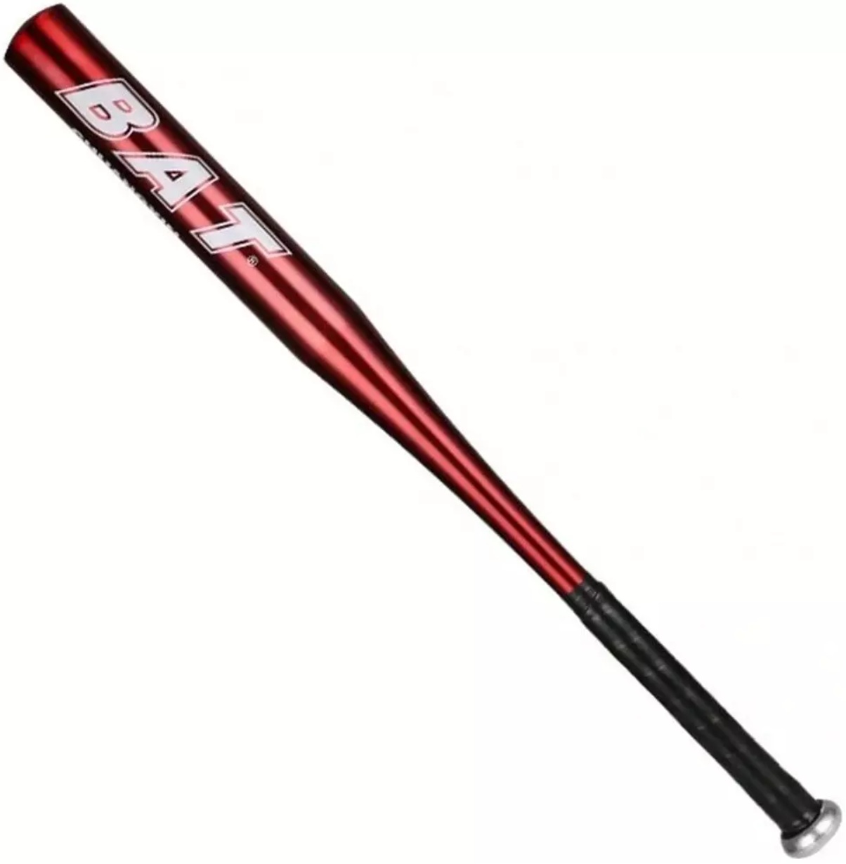Batte de baseball 62,5cm rouge aluminium résistant
