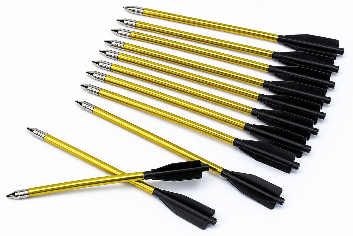 Lot de flèches aluminium pour arbalète pistolet