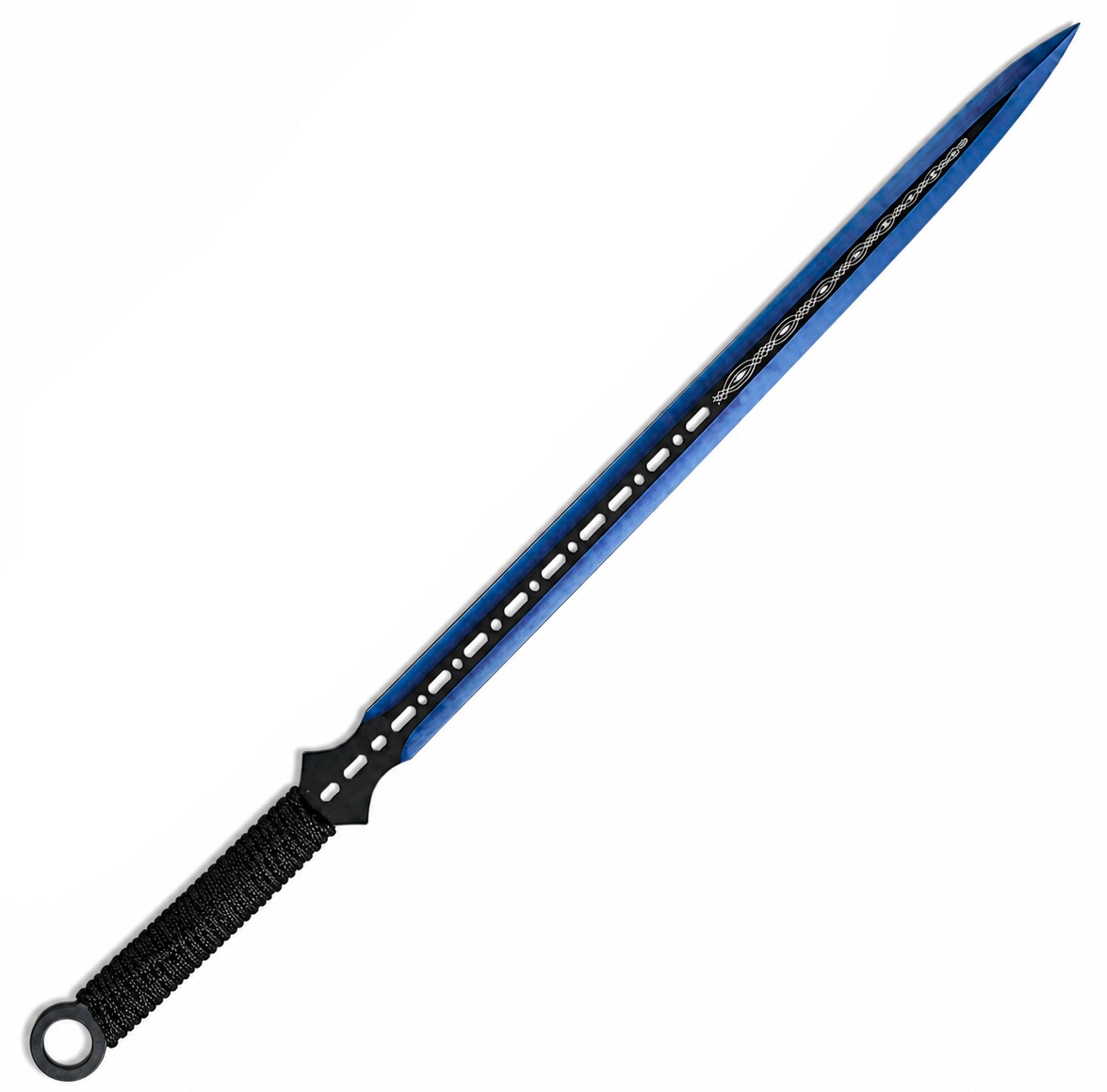 Grande machette épée Albainox 71 cm lame bleue tout acier
