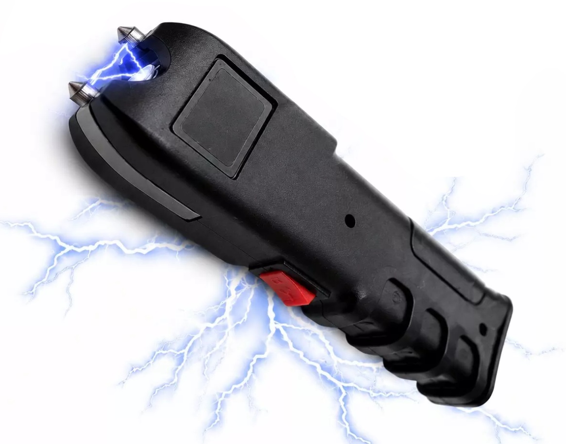 Taser shocker 12 000 000 volts rechargeable avec décharge électrique et lampe LED intégrée pour défense personnelle