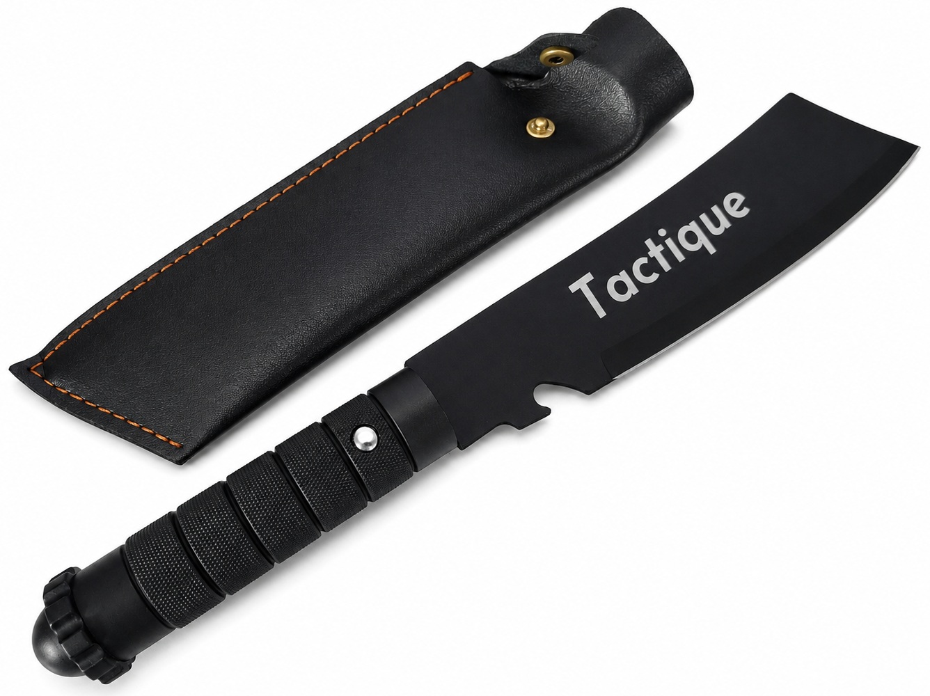 Couteau tactique avec fourreau en simili cuir Extrem Knife