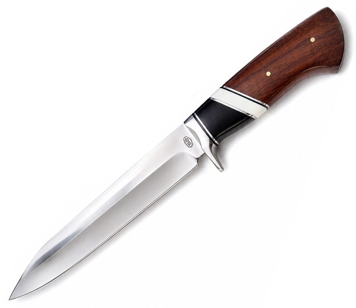 Couteau de chasse SCK 30 cm à lame fixe avec manche en bois