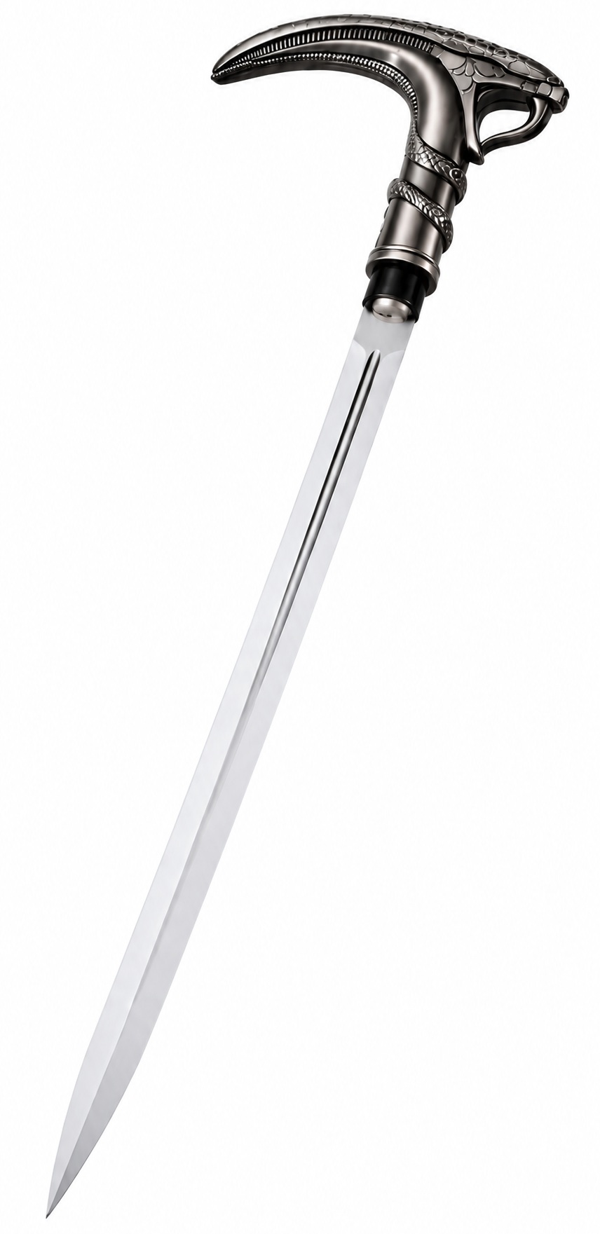 Lame de la canne épée serpent cobra 92 cm en acier