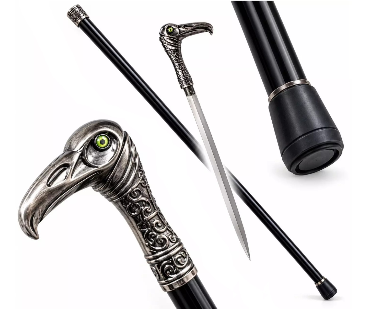 Canne épée Jacob Syndicate 93,5cm luxe - Bâton de marche élégant
