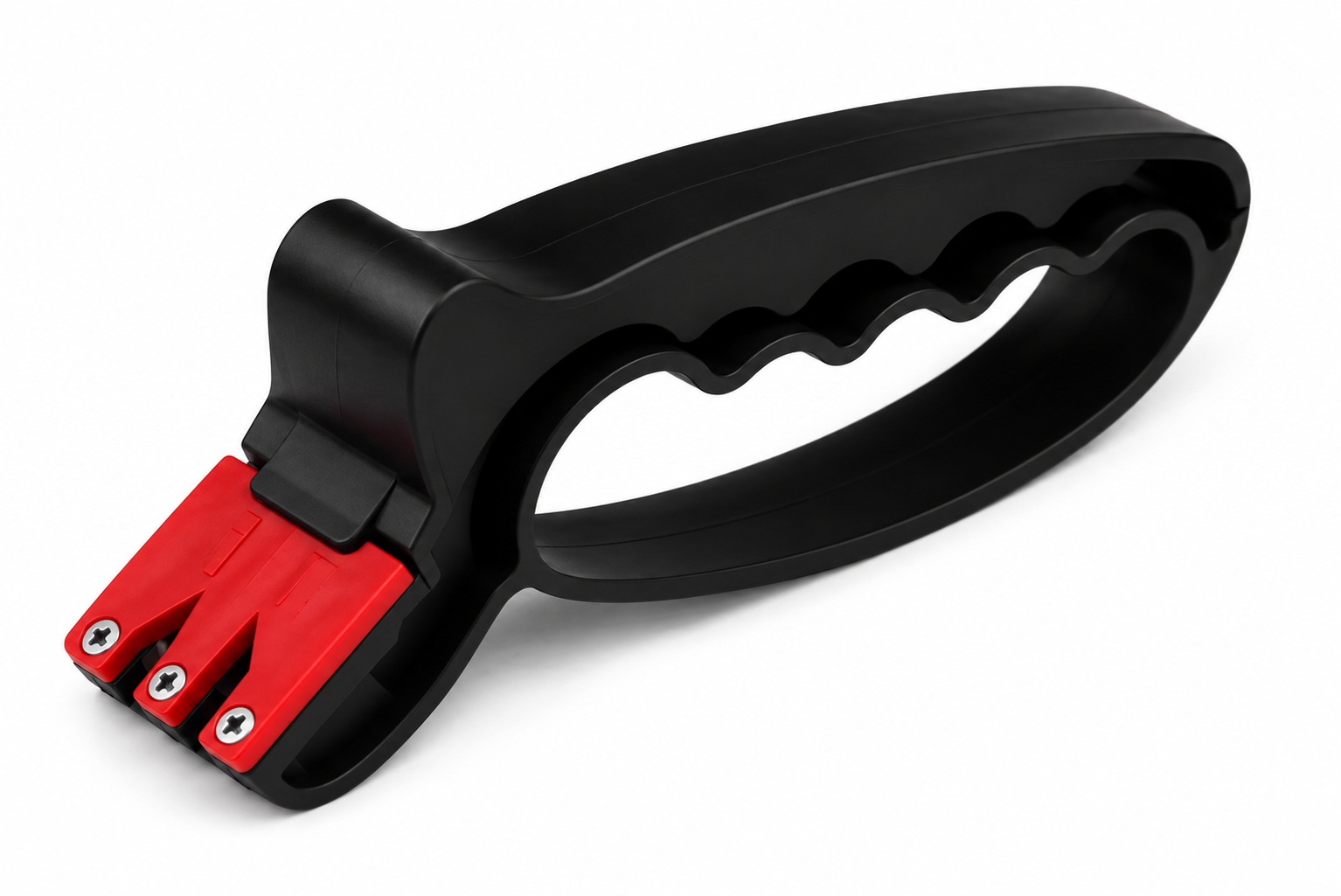 Affûteur aiguiseur universel Léopard noir pour couteaux, ciseaux et outils de jardin