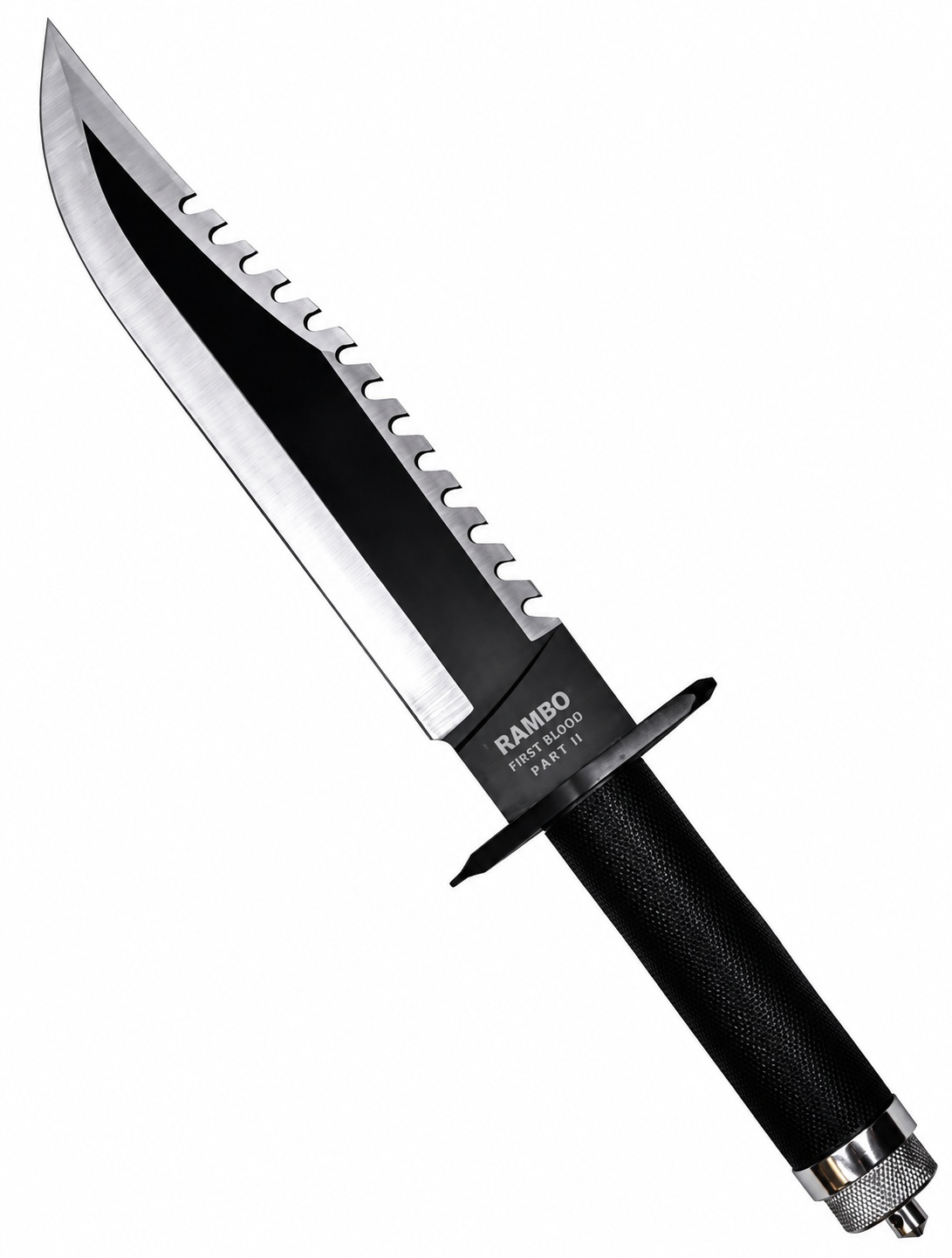 Couteau de survie Rambo First Blood Part II lame fixe dentée 40 cm