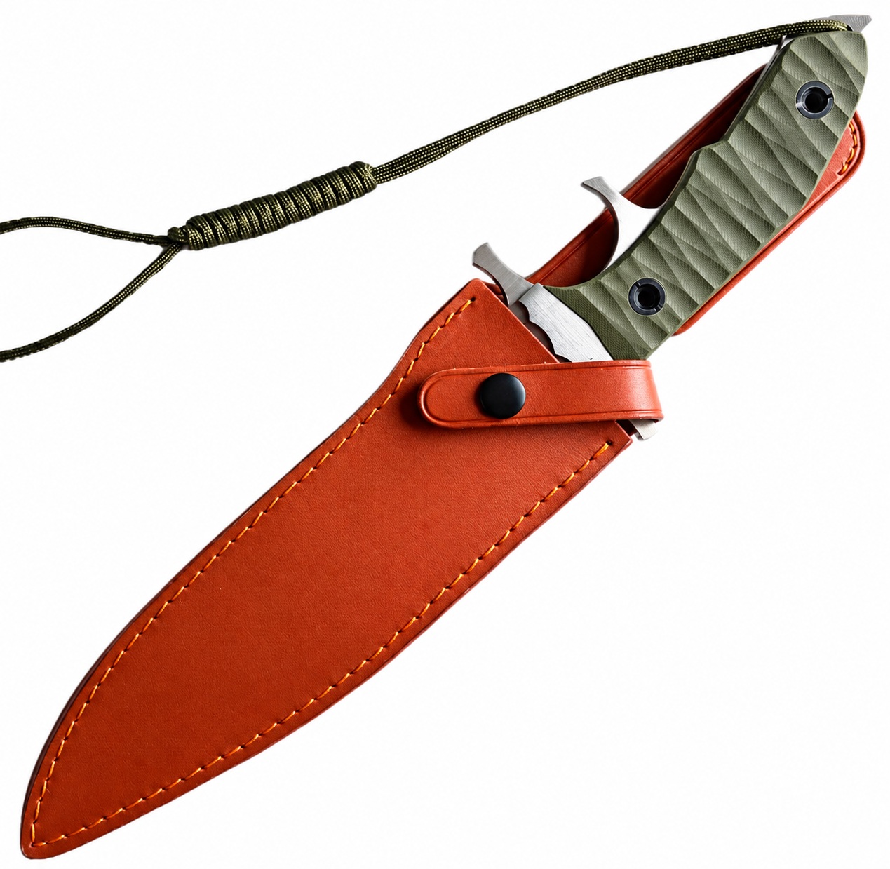 Étui cuir du couteau Rambo 5 avec passant ceinture