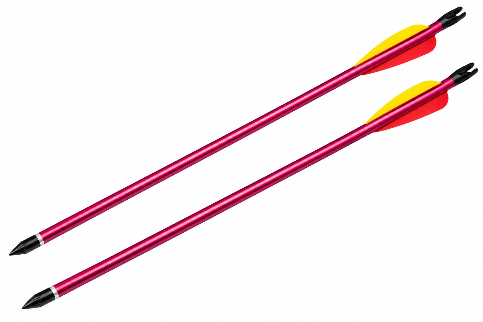 Deux traits aluminium pour arbalète Extreme Crossbow 150 lbs