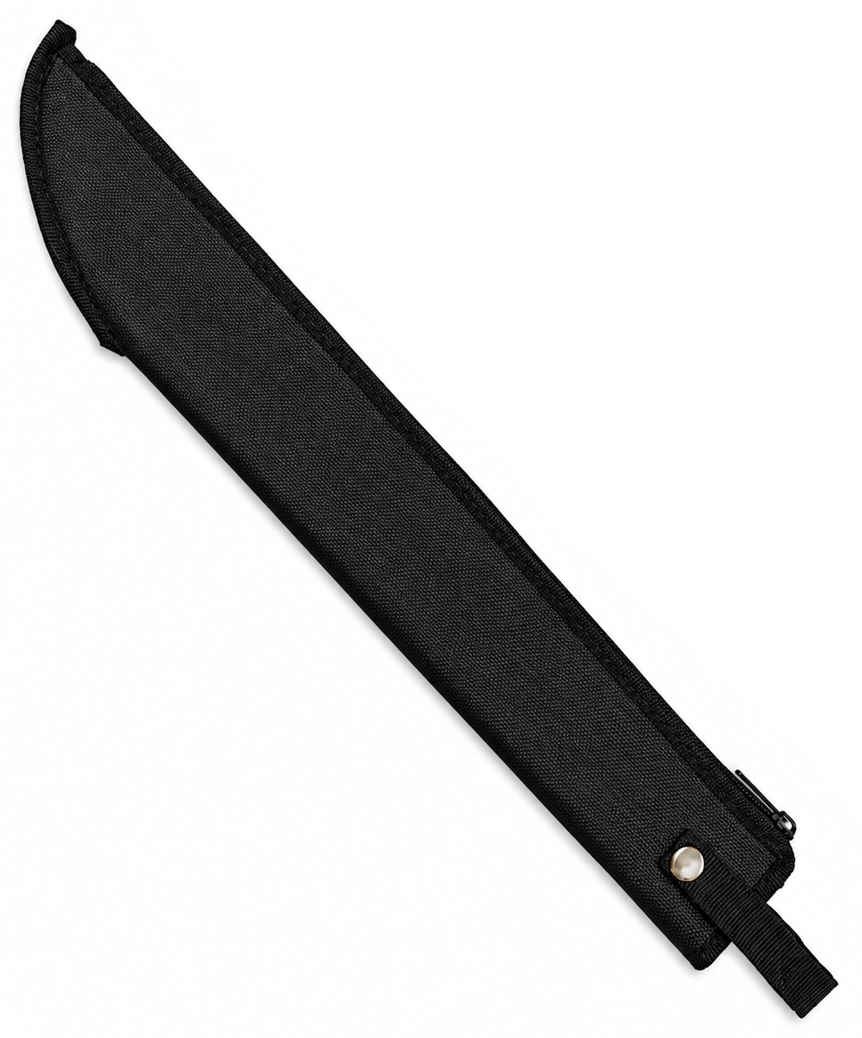 Étui noir en nylon pour machette Albainox avec passant ceinture