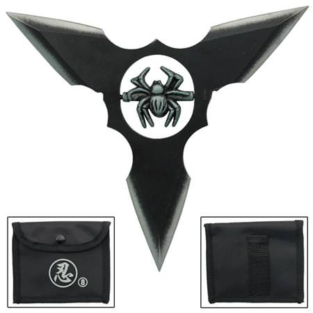 Etoile ninja de lancer, shuriken déco spider