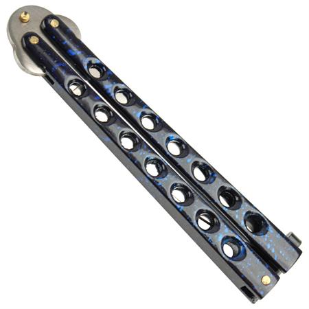 Couteau blue papillon, balisong2