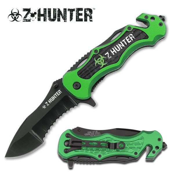 Couteau Zombie Hunter 21cm design - GN018