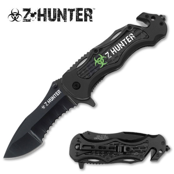 Couteau Zombie Hunter 21cm design - BK018