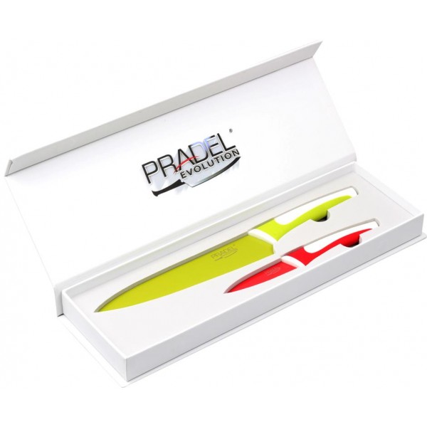 Coffret Pradel Evolution 2 couteaux - couleur C8228