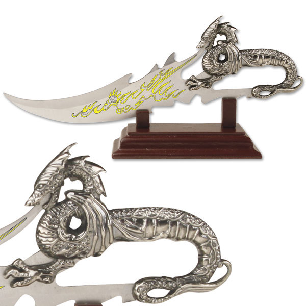 Couteau dague dragon 19cm - fantastique fantasy
