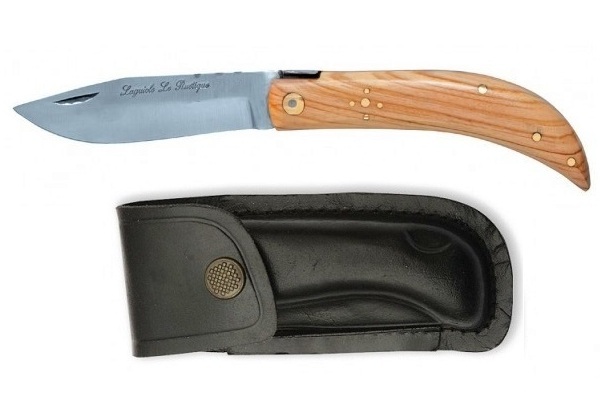 Couteau du berger 18cm Laguiole - bois de teck