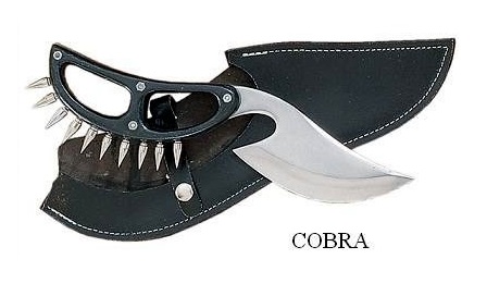 Poignard couteau Cobra - Pics en acier2
